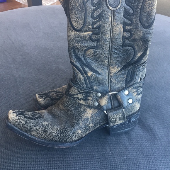 *RARE* Old Gringo Phoenix/ Biker Moto Boots - Picture 5 of 6